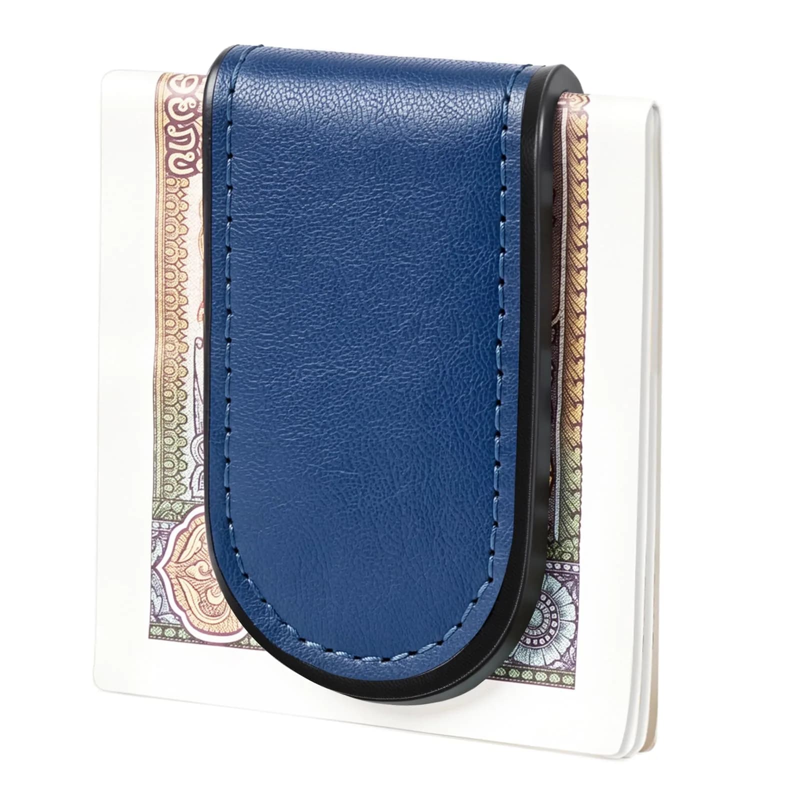 Hpmjz Slim Magnetic Money Clip | Compact Magnetic Wallet for Men — Blue