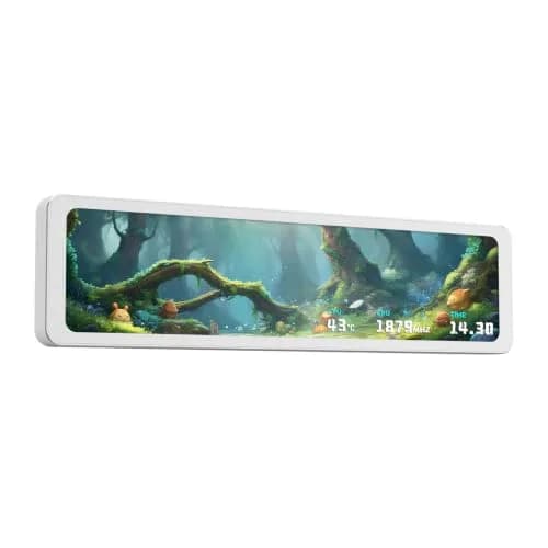 Thermalright Trofeo Vision 11.3 LCD White | 11.3-inch Full-Color LCD Display with CPU/GPU Monitoring thumbnail 1