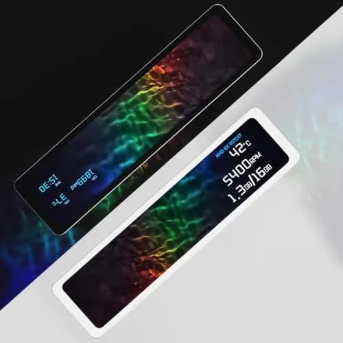 Thermalright Trofeo Vision 11.3 LCD White | 11.3-inch Full-Color LCD Display with CPU/GPU Monitoring thumbnail 5