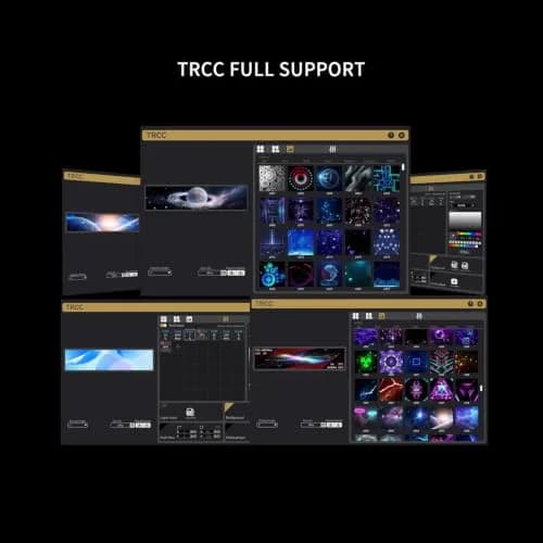 Thermalright Trofeo Vision 11.3 LCD White | 11.3-inch Full-Color LCD Display with CPU/GPU Monitoring thumbnail 6