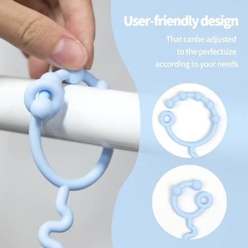 LJOWJVA Baby Pacifier & Toy Straps 4pcs | BPA-Free Silicone, Adjustable & Easy to Clean thumbnail 6