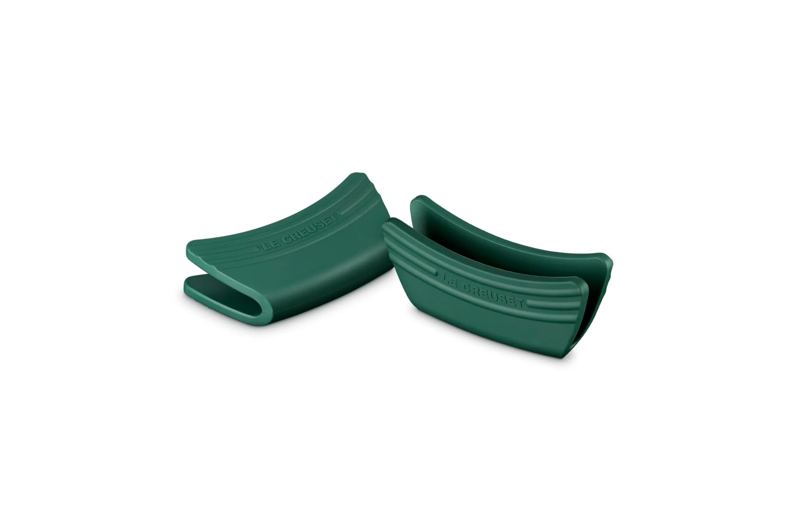 Le Creuset Silicone Handle Grips Set of 2, 12.7 cm (5") x 6.35 cm (2.5") Each, Artichaut | Heat-Resistant Kitchen Grips for Dutch Ovens thumbnail 1