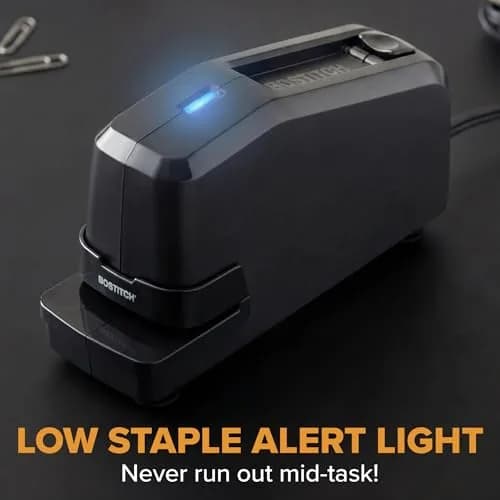 Bostitch Impulse 30 Electric Stapler, 30 Sheet Capacity, Charcoal | No-Jam Technology thumbnail 5