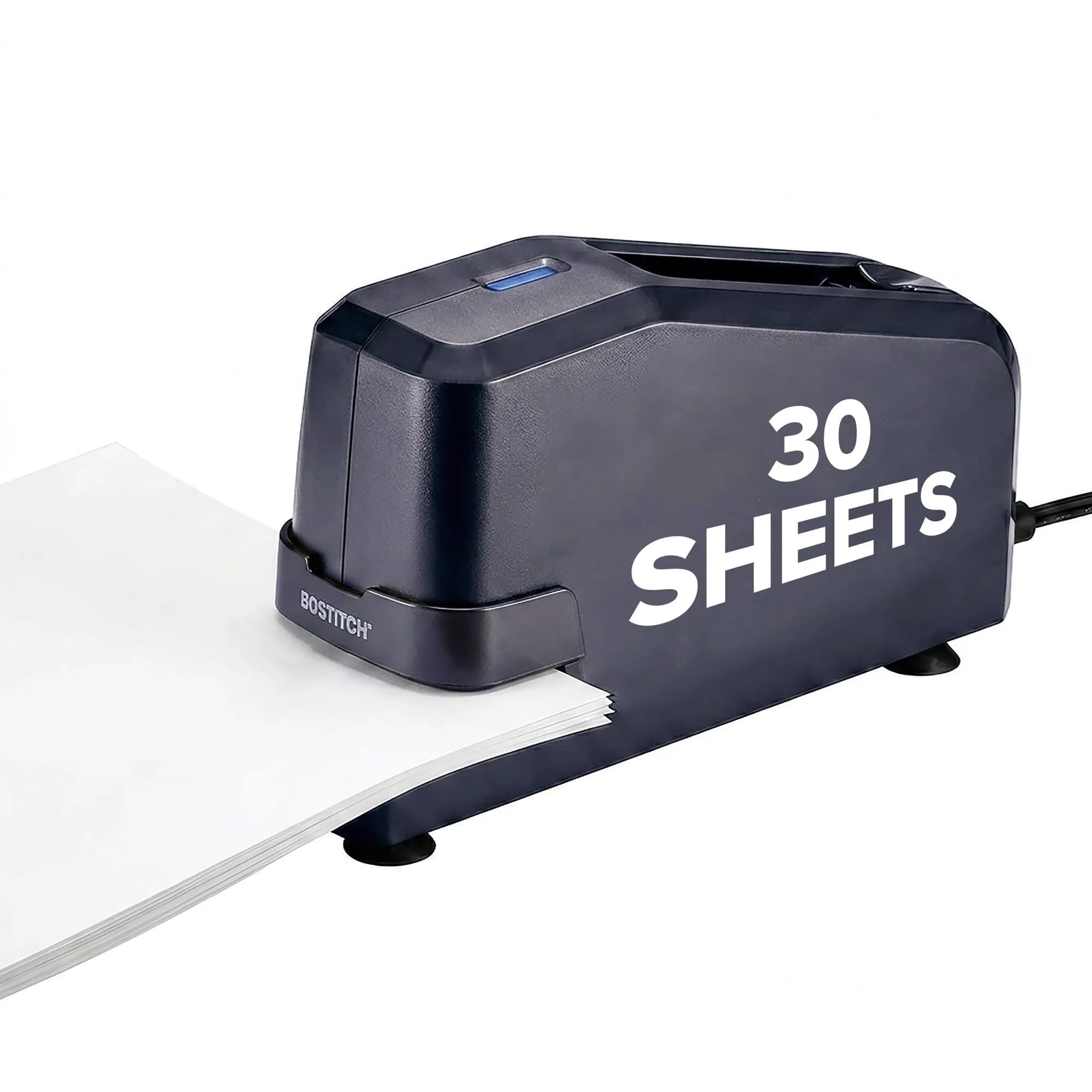 Bostitch Impulse 30 Electric Stapler, 30 Sheet Capacity, Charcoal | No-Jam Technology