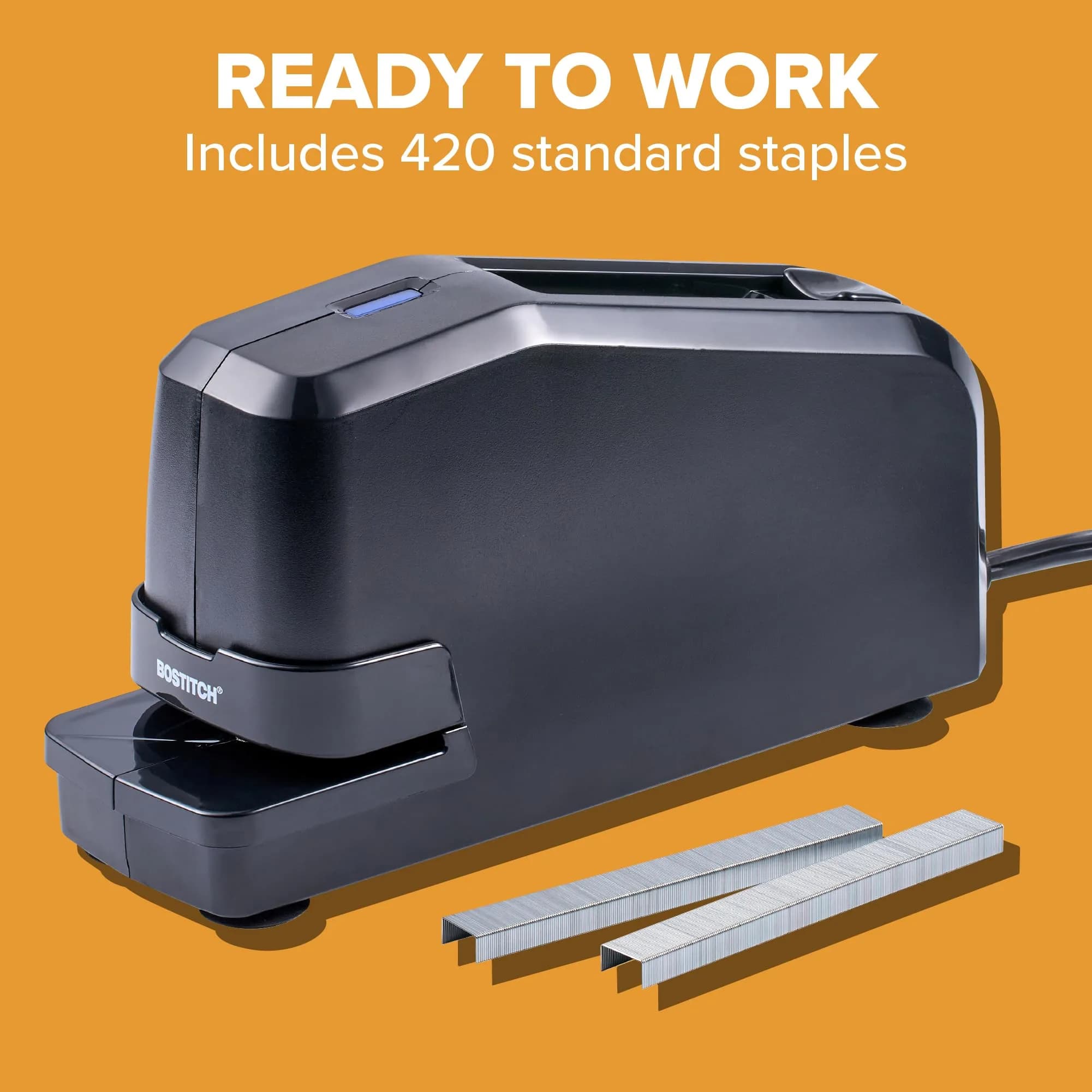 Bostitch Impulse 30 Electric Stapler, 30 Sheet Capacity, Charcoal | No-Jam Technology - view 8