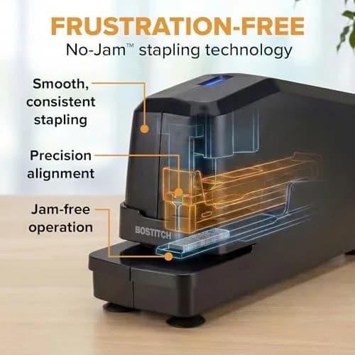 Bostitch Impulse 30 Electric Stapler, 30 Sheet Capacity, Charcoal | No-Jam Technology thumbnail 3