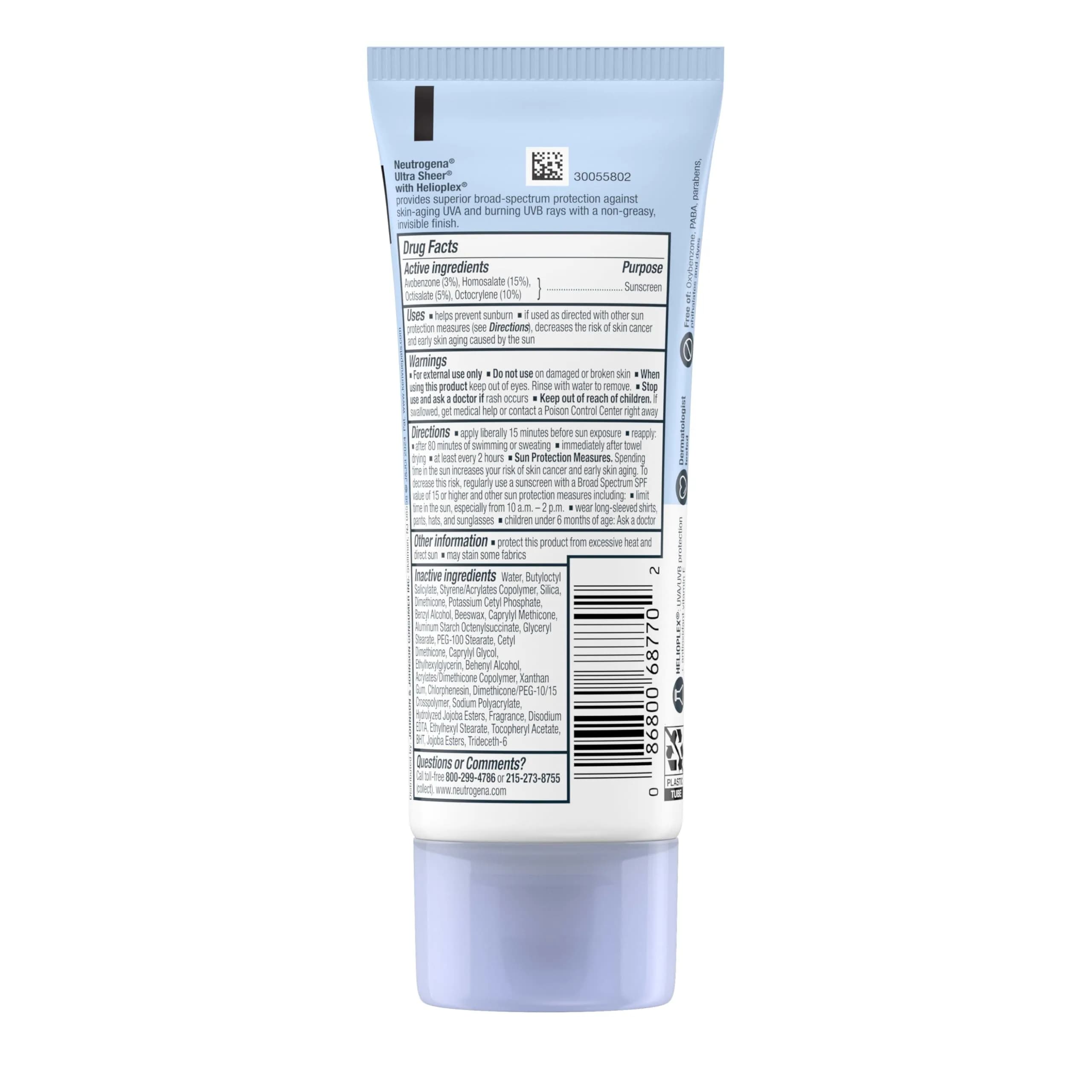 Neutrogena Ultra Sheer Dry-Touch Sunscreen Lotion SPF 70, 100ml (3 fl oz) | Broad Spectrum Protection for Oily Skin - view 9