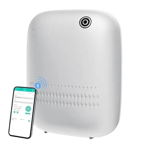 BAIESHIJI Waterless Essential Oil Diffuser 400mL | Covers Up to 2000 sq ft, App Controlled, Cold Air Diffuser for Home & Office thumbnail 1