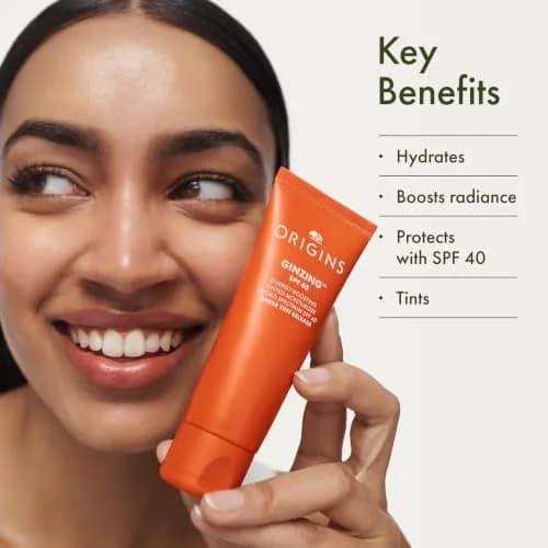 Origins GinZing Energy-Boosting Tinted Moisturizer SPF 40 1.7 Fl Oz | Hydrates & Perfects Skin with Caffeine & Ginseng thumbnail 2