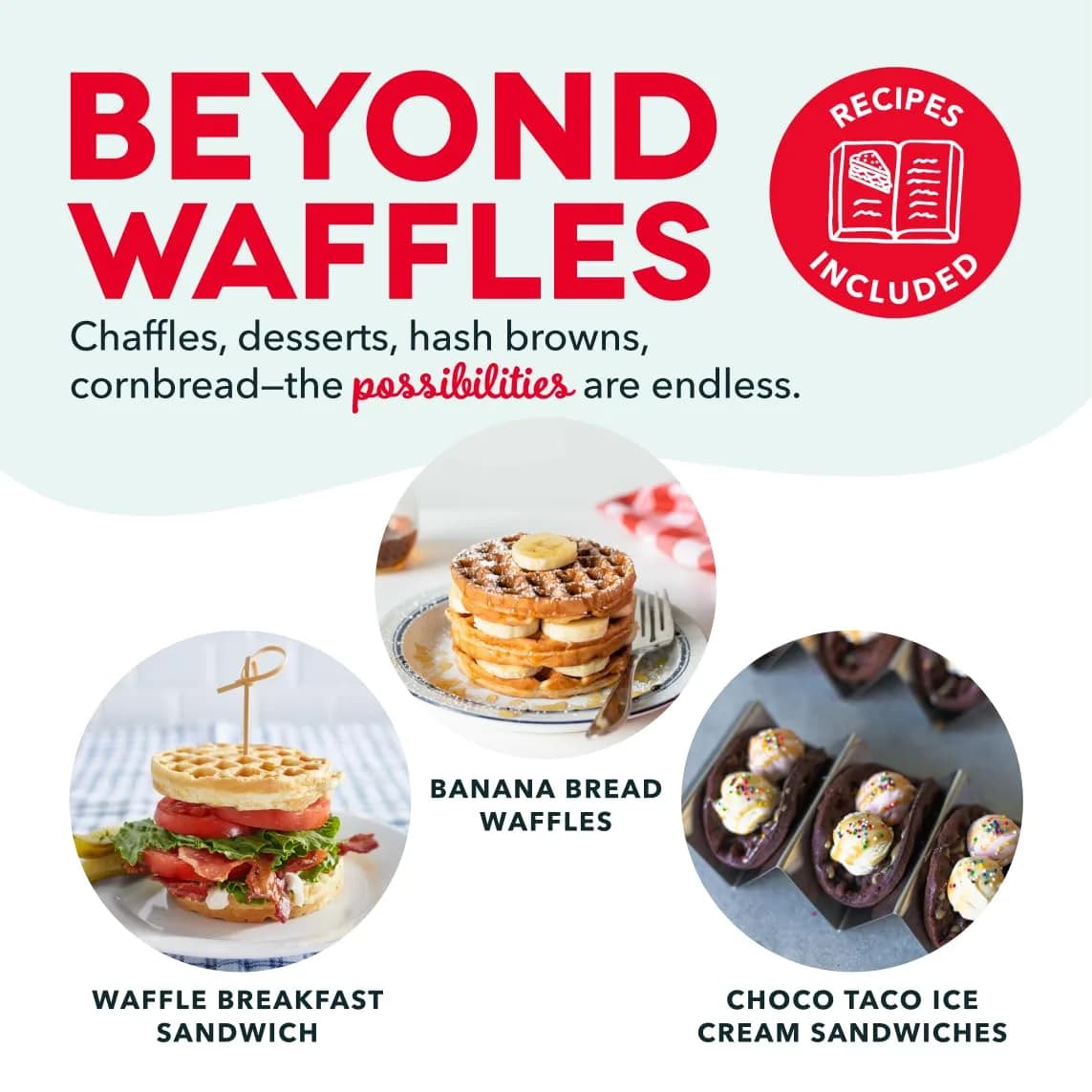 DASH Mini Waffle Maker Black 4-inch (10.16 cm) | Compact Single Serve Breakfast Maker - view 5