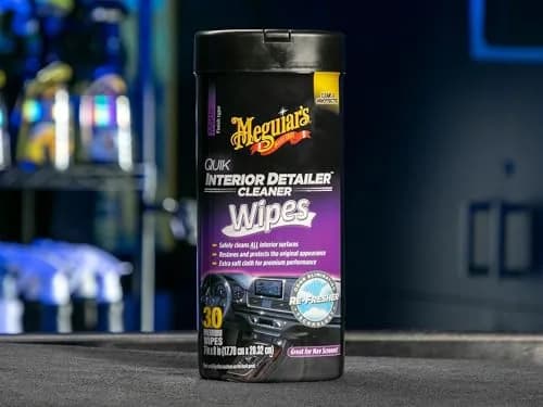 Meguiar's Quik Interior Detailer Wipes G13600, 180 Total Wipes | Dashboard & Trim Cleaner for Leather, Vinyl, Rubber, Metal, LCD, Navigation Screens thumbnail 7