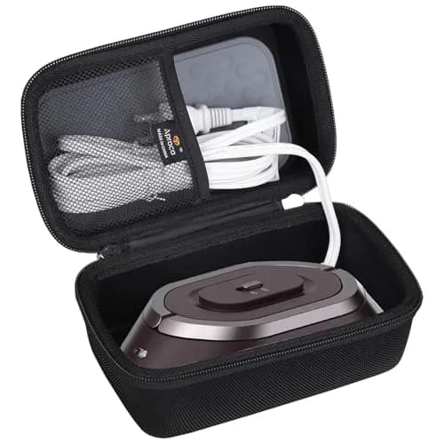 Aproca Home Travel Iron Mini Dry Iron Case | Compact, Durable & Stylish (enables safe travel with accessories) thumbnail 1