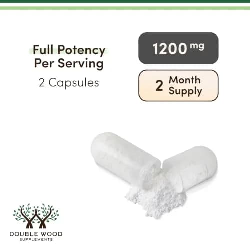 Double Wood Supplements L-Citrulline Capsules 1200mg Per Serving 120 Count | Supports Muscle Recovery & Exercise Endurance thumbnail 6