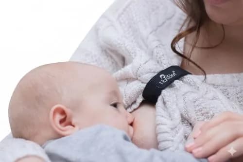 NursElet Nursing Bracelet, Hands-Free Shirt Holder & Reminder, 2 Units (Sweet Dreams) | Patented USA-Made thumbnail 5