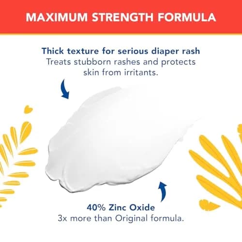 Triple Paste 3X Max Strength Diaper Rash Ointment, 40% Zinc Oxide, 12 oz | Fast Relief for Severe Baby Rash thumbnail 3