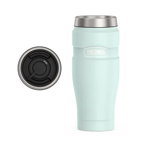 THERMOS Stainless King 16oz Travel Tumbler - Matte Light Blue thumbnail 1