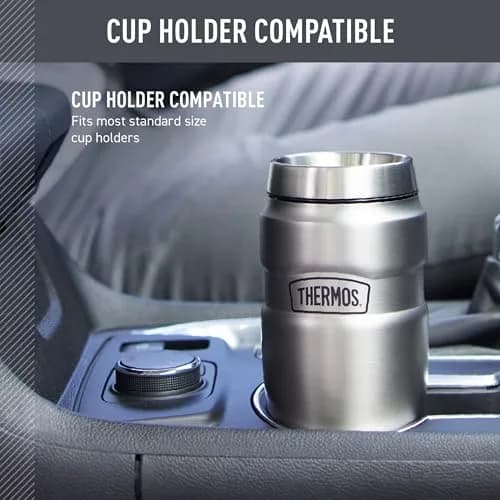 THERMOS Stainless King 16oz Travel Tumbler - Matte Light Blue thumbnail 3