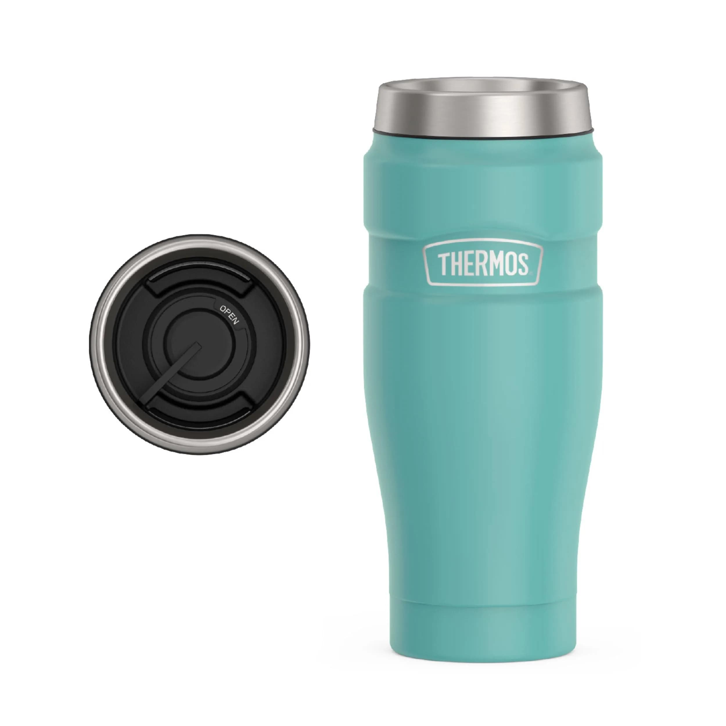THERMOS Stainless King 16oz Matte Teal Travel Tumbler - Single Unit - main product image