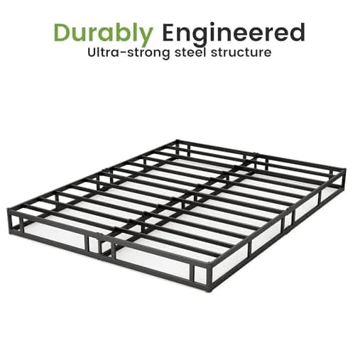 GRUSIGN 7 Inch Box Spring for King Bed | Heavy Duty Steel Frame, Low Profile, Quiet Assembly thumbnail 7