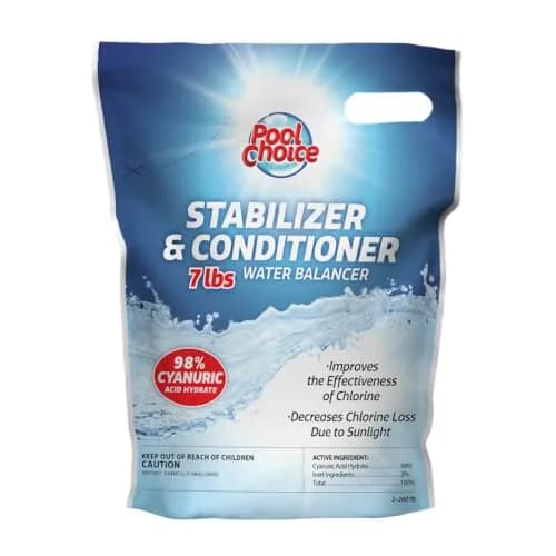 SpaChoice 7-Pounds Pool Stabilizer and Conditioner | Cyanuric Acid for Chlorine Protection (110c) thumbnail 1