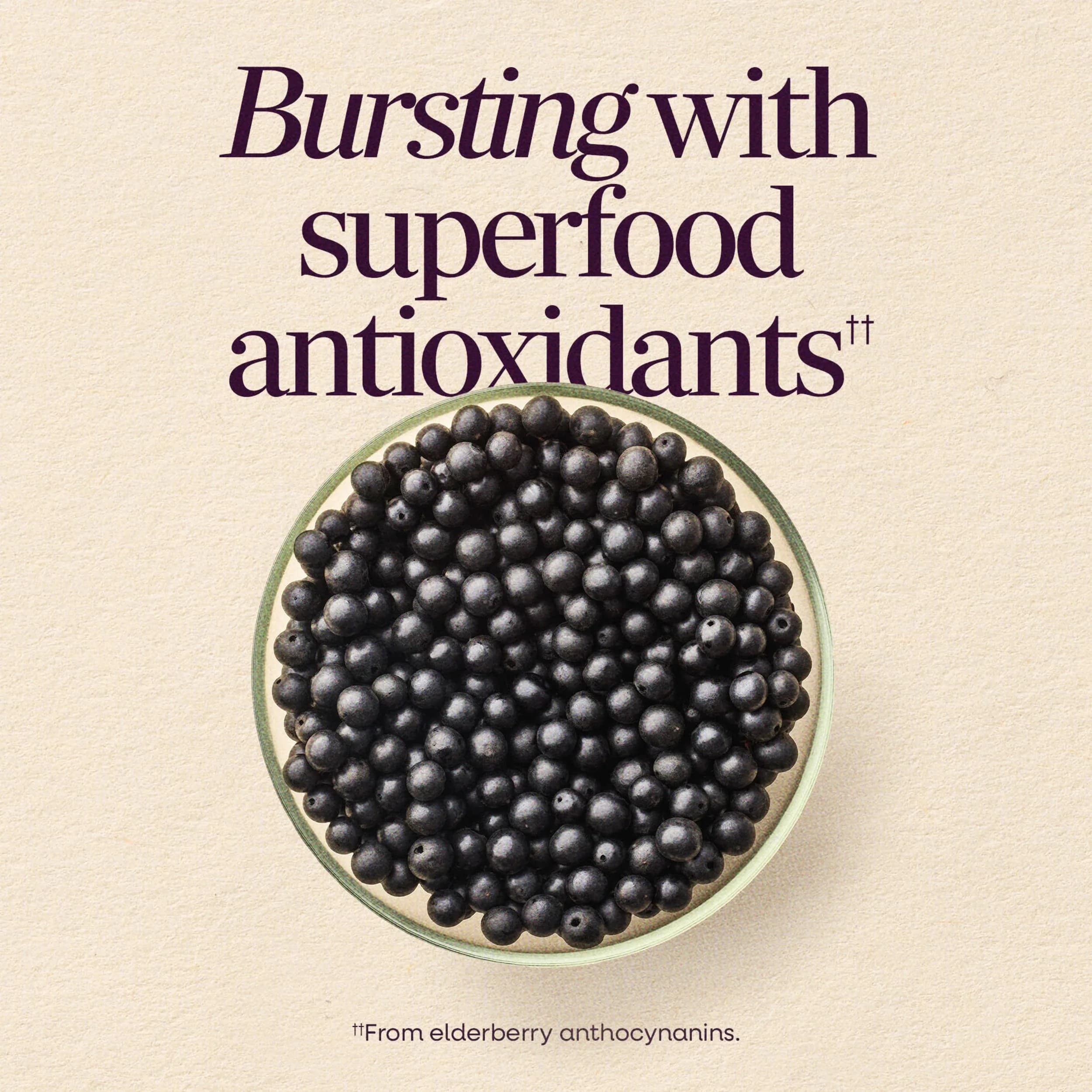 Nature's Way Sambucus Elderberry Gummies for Immune Support, 60 Gummies - view 4