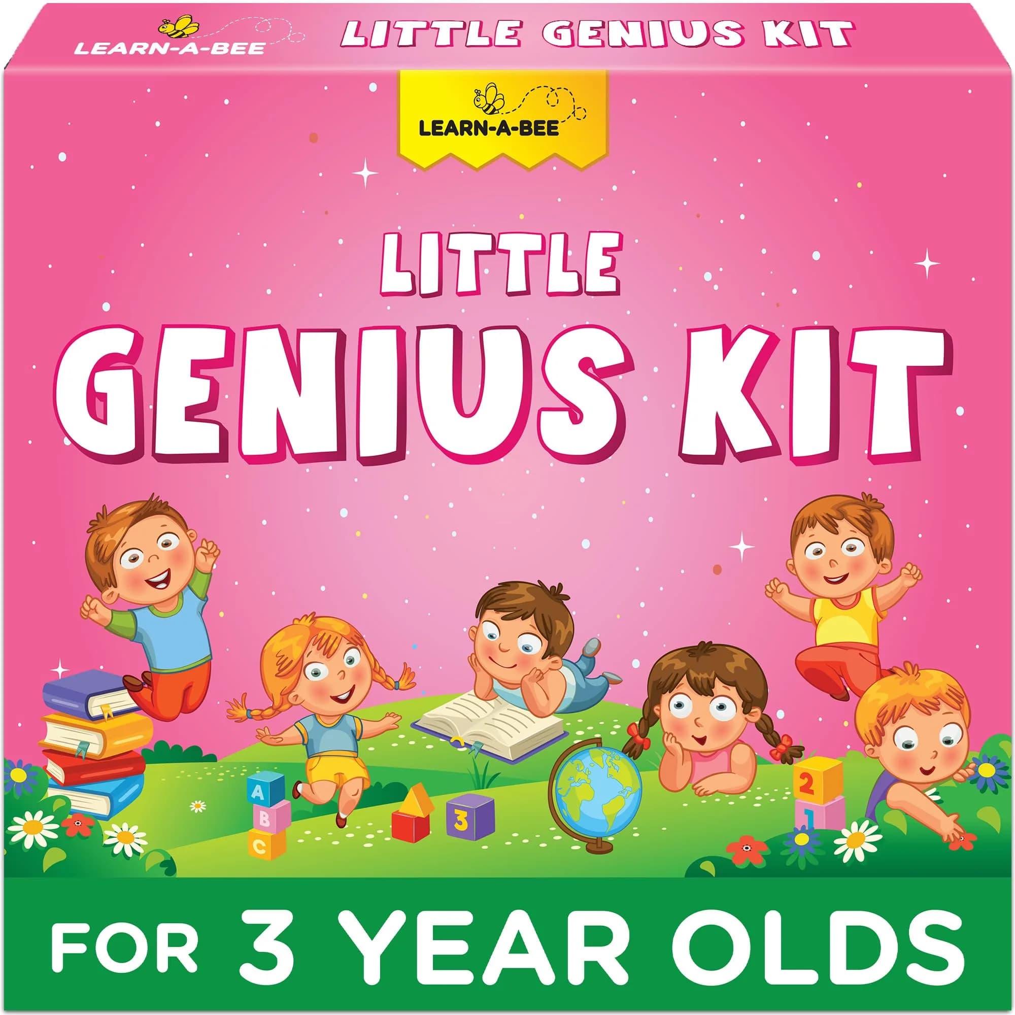 Learnabee Educational Learning Toy for 3 Year Olds | Screen-Free Cognitive & Socio-Emotional Development — 3 year old (Pink Edition)