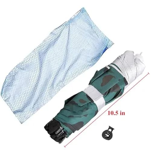 Luwint Folding Umbrella Hat 4 Pack - 91cm (36 Inch) Diameter | Hands-Free Sun & Rain Protection thumbnail 6