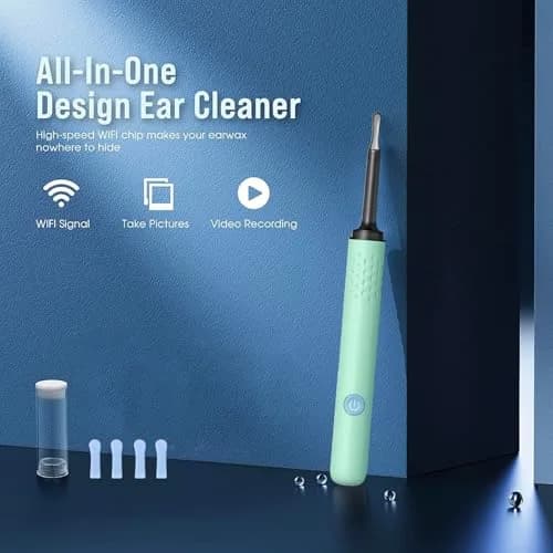AIFINI Ear Wax Removal Kit with Camera & Light | 1080P HD Ear Inspection Tool for Adults thumbnail 3