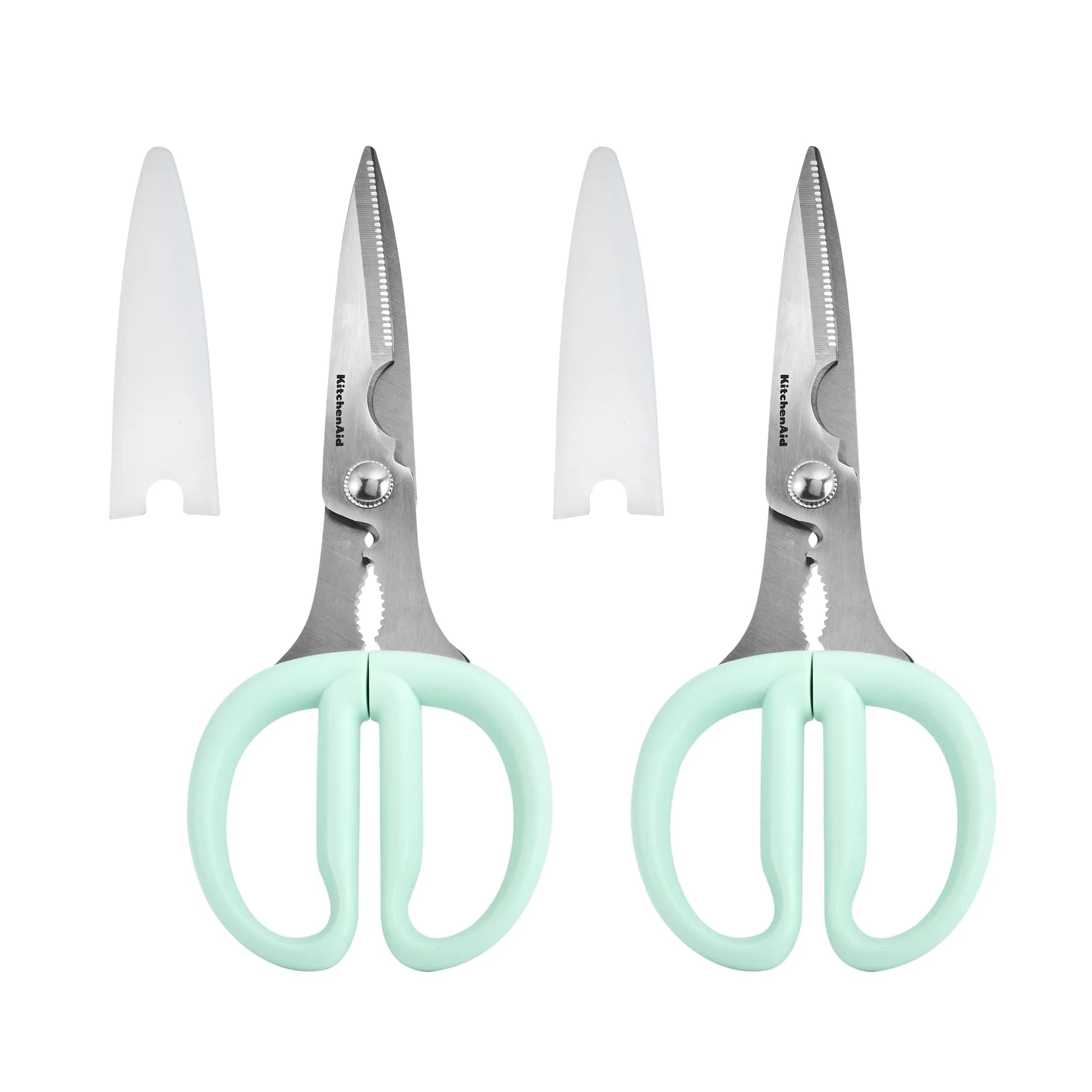 KitchenAid Classic Spearmint Multipurpose Kitchen Shear Set with Herb Stripper, Nutcracker & Bottle Opener - main product image