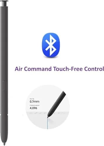 YJSK Galaxy S24 Ultra S Pen [WithBluetooth] Replacement Stylus 0.7mm | 4096 Pressure Sensor, Touch-Free Control, Yellow thumbnail 2