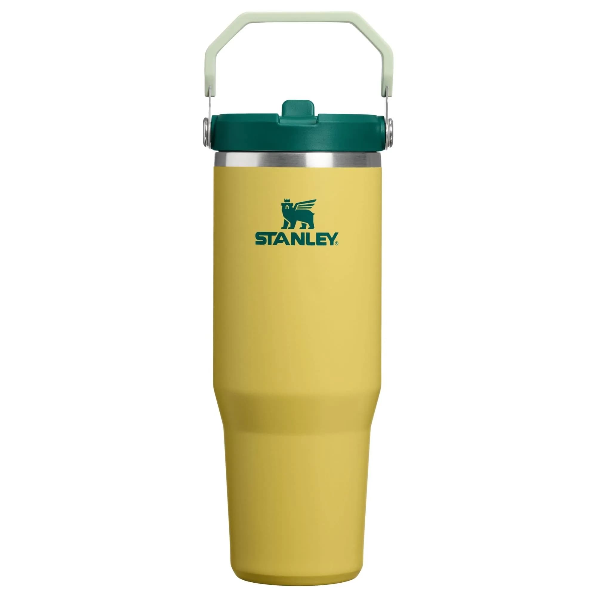 STANLEY IceFlow 2.0 Flip Straw Tumbler 30 oz Daffodil Emerald - Sip Faster, Spill Less - main product image