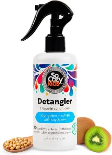 SO COZY Detangler Leave-In Conditioner Spray For Kids Hair, Fruity-Tutti Scent, 236ml (8 Fl Oz) Pack of 12 | Gentle Formula for Tangles & Frizz thumbnail 1