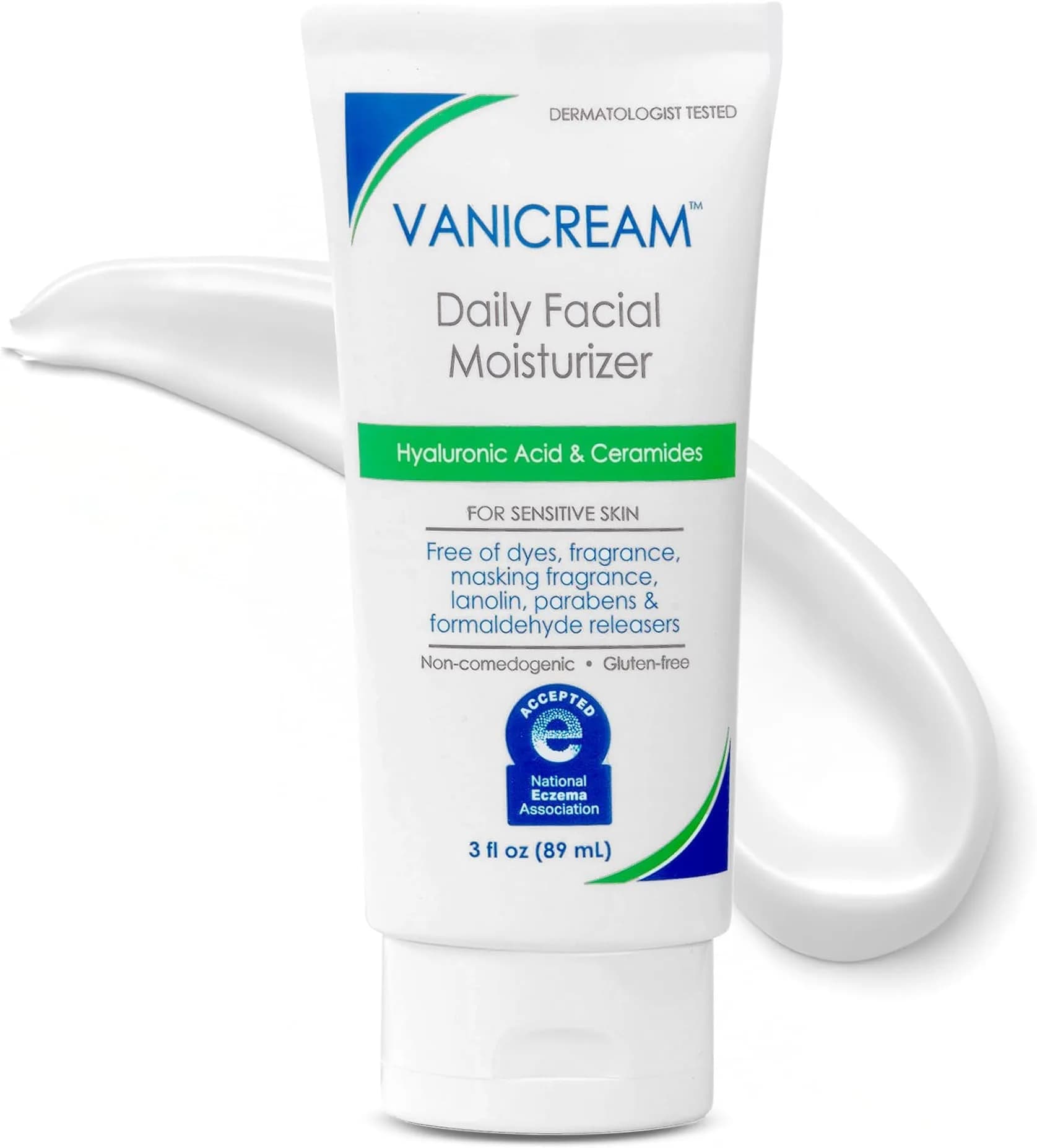Vanicream Daily Facial Moisturizer With Ceramides and Hyaluronic Acid 1068ml (36 Fl Oz) | Dermatologist Recommended for Sensitive Skin