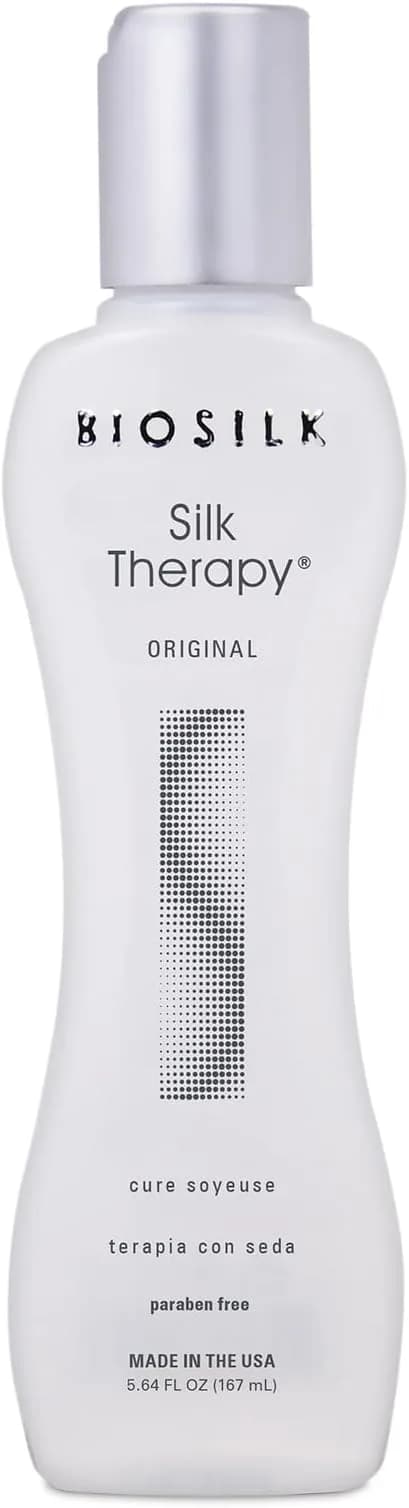 BioSilk Silk Therapy Original Reconstructing Treatment 167ml (5.64 Fl Oz) | Shine & Split End Repair — 5.6 Fl Oz