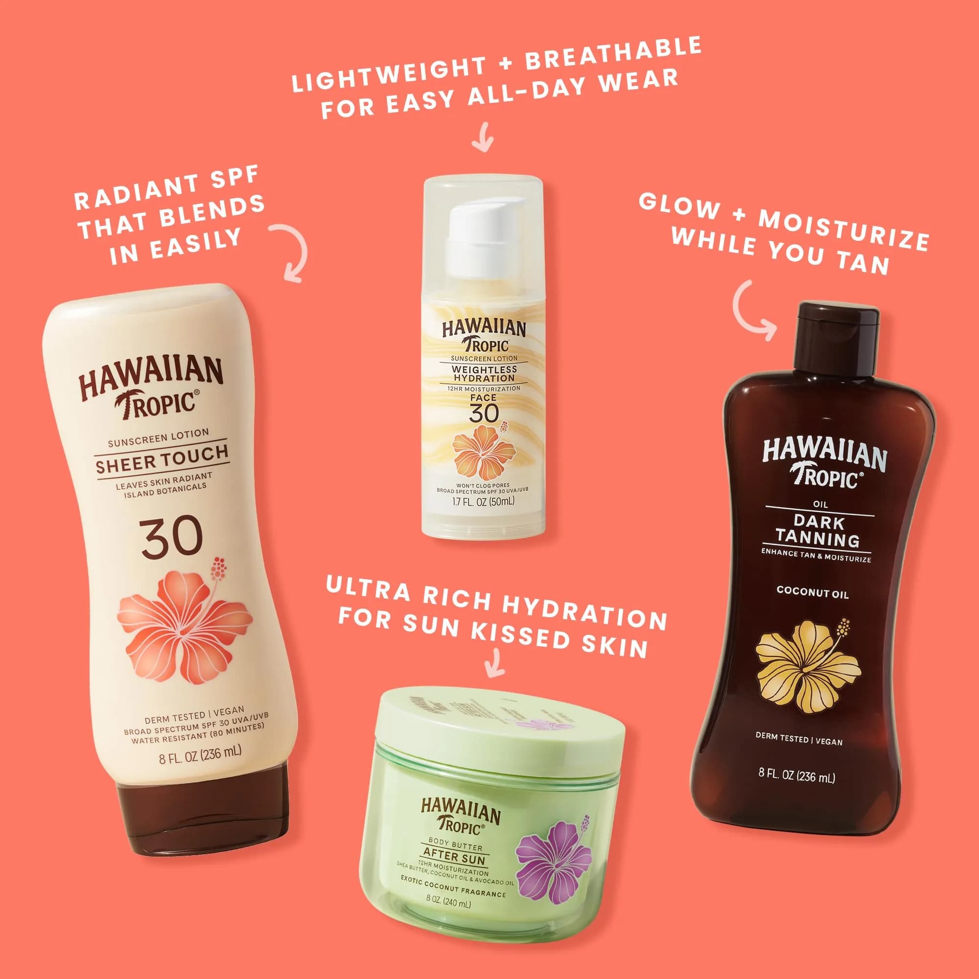 Hawaiian Tropic Sheer Touch SPF 30 Lotion Sunscreen, Moisturizing Broad-Spectrum Protection, 8 Oz (236 ml) | Sunscreen for Indian Summer - view 6