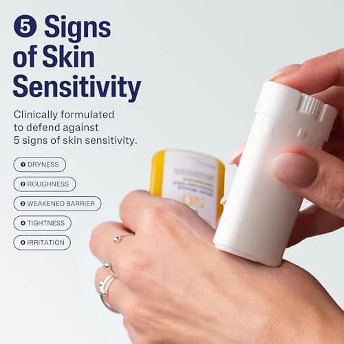 Cetaphil Sheer Mineral Sunscreen Stick SPF 50, 0.5 Fl Oz (15ml) | Broad Spectrum UVA/UVB Protection for Sensitive Skin thumbnail 2