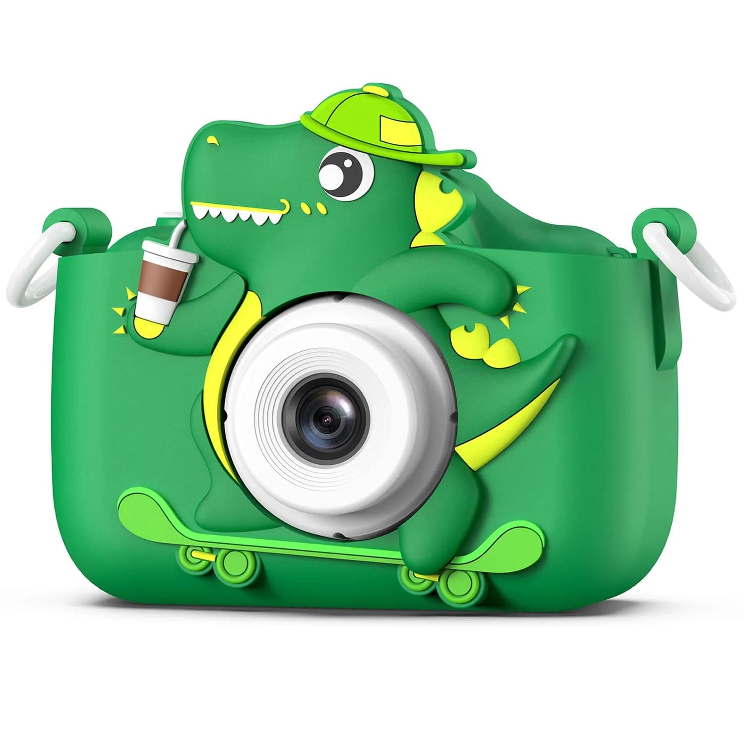 Goopow Kids Digital Camera with Cartoon Cover, 1080P Video & 32GB SD Card | Educational Toy for Ages 3-8 - main product image