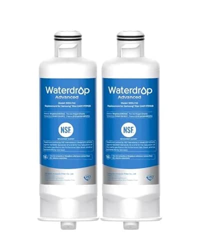 Waterdrop WDS-F45 Refrigerator Water Filter 2 Pack | NSF 53 & 42 Certified for Lead, Benzene, Mercury Reduction thumbnail 1