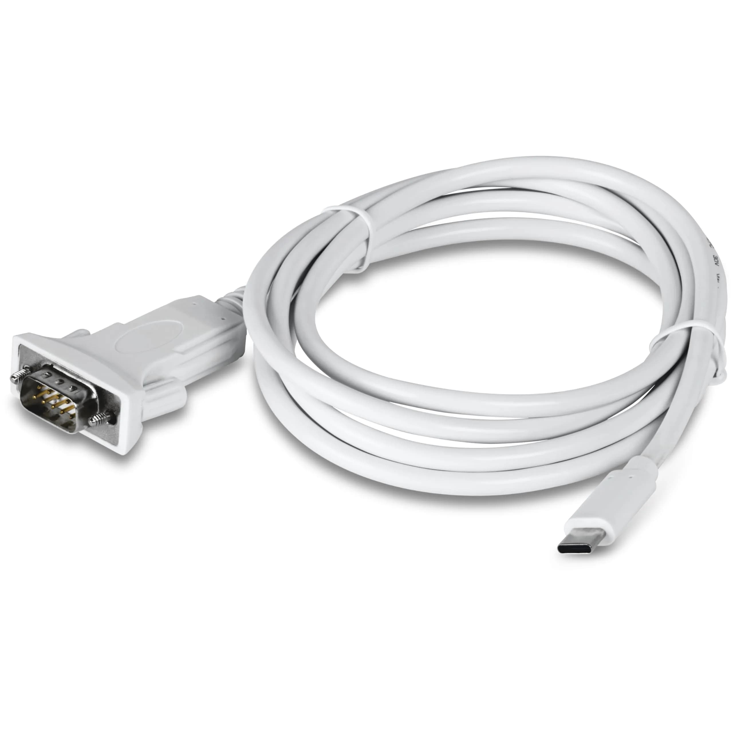 TRENDnet USB Type C to RS-232 DB9 Serial Adapter TUC-S9 1.8m (5.9 ft) | Connect Legacy Devices to Modern Laptops - main product image
