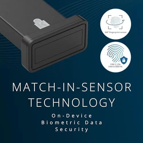 Kensington VeriMark™ IT 2.0 USB-A Fingerprint Key | Windows Hello & Business, 360° Reader, Password-Free Login thumbnail 6