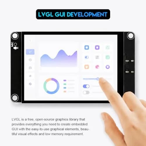 Hosyond ESP32-S3 Touchscreen Module 3.5" IPS LCD 240x320 | Capacitive Touch for IoT Projects thumbnail 6