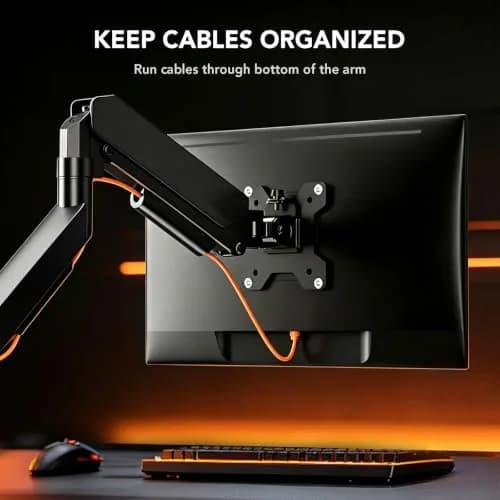 Hemudu 17-32 inch Flat/Curved Monitor Wall Mount | Full Motion Adjustable Wall Arm Holds Up to 10kg thumbnail 7