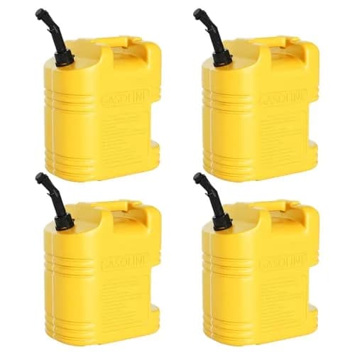 EchoVincio 20L Portable Transfer Tank 5 Gal | Marine & Car Fuel Container with Handle thumbnail 1
