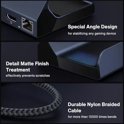 IVANKY 4K@144Hz Steam Deck Dock, 8-in-1 Docking Station with 100W Adapter | Supports Steam Deck & ROG Ally thumbnail 9