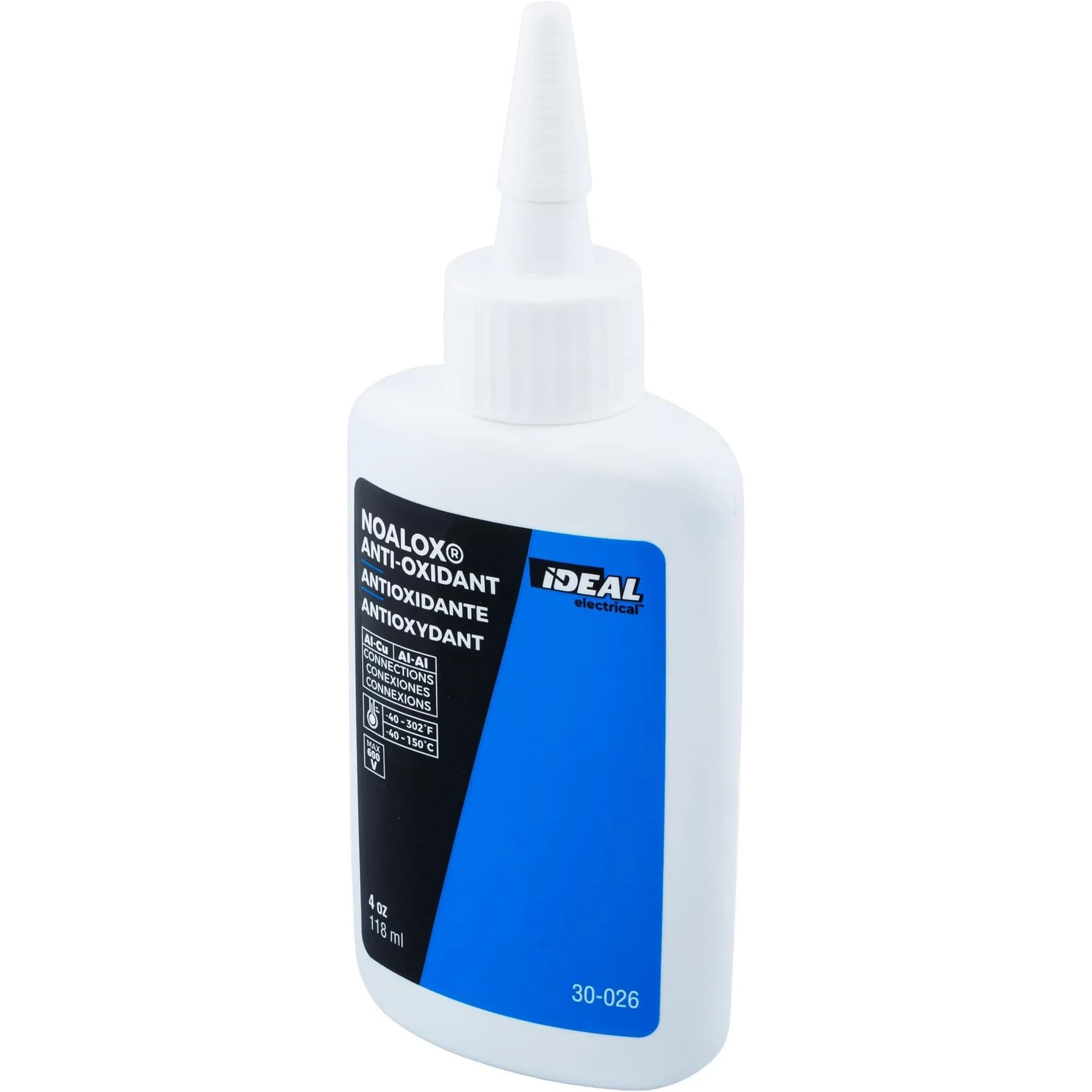 Ideal Electrical Noalox Anti-Oxidant Compound 4 oz (118 ml) Bottle | Pack of 6 for Enhanced Conductivity — Pack of 6