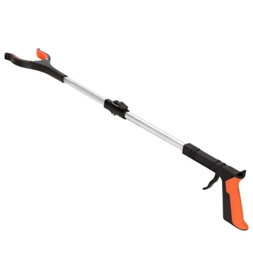 ZAYAD Food Service Supply Reacher Tool 34Inch Foldable | Heavy Duty Aluminum, Elder & Child Friendly (70-120 chars) thumbnail 1