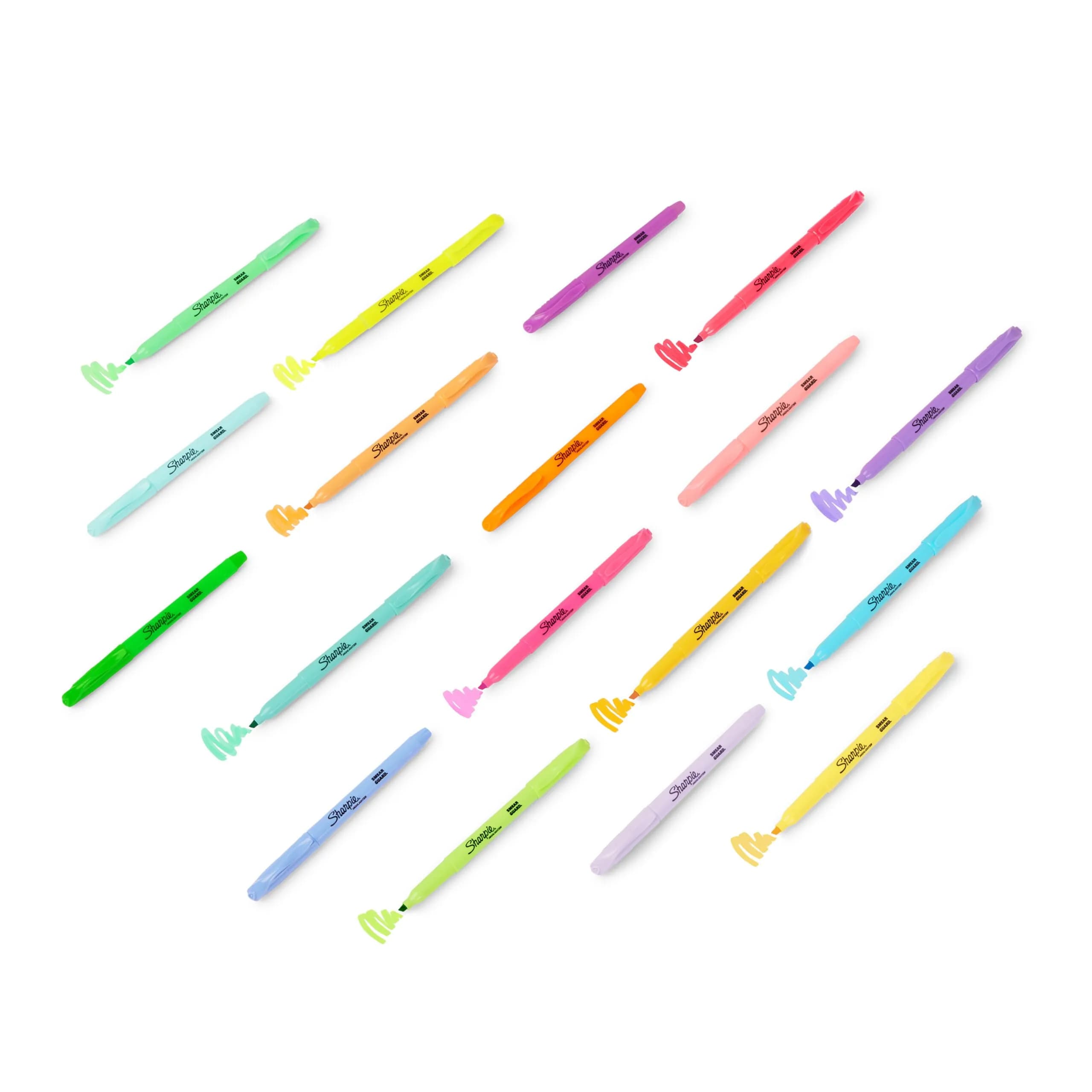 Sharpie Pocket Highlighters Chisel Tip Assorted Fluorescent Colors 12 Count | Quick Dry Ink for Students & Office - view 7
