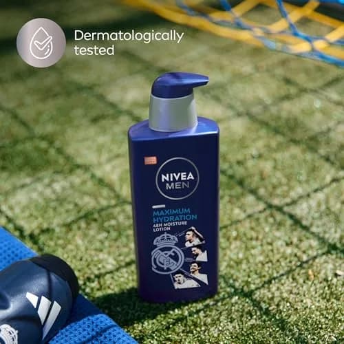 NIVEA MEN Real Madrid Maximum Hydration Body Lotion 6000ml (202.8 Fl Oz) | 48-Hour Moisture for Dry Skin thumbnail 7