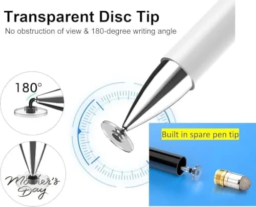 fllynewrite Blue Stylus Pen for Samsung Galaxy Tab A9/A8/A7/A7 Lite, iPad Pro/iPhone/Fire HD/Surface/HP | High Sensitivity & Precision thumbnail 5