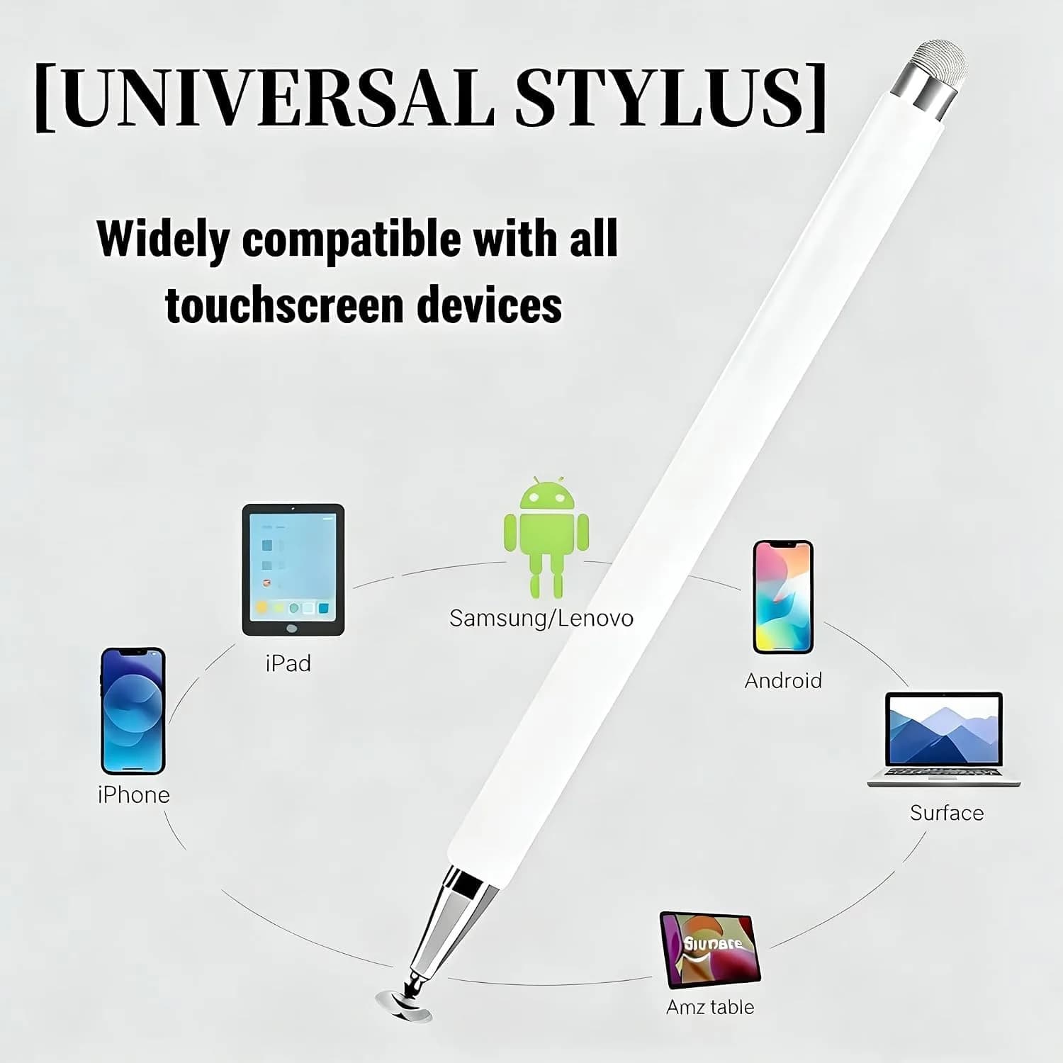 fllynewrite Blue Stylus Pen for Samsung Galaxy Tab A9/A8/A7/A7 Lite, iPad Pro/iPhone/Fire HD/Surface/HP | High Sensitivity & Precision - view 6